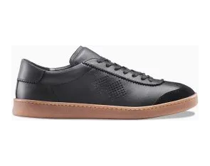 KOIO Women’s Low Top Tempo Nero Black Leather Suede Tempo Black (TENE)