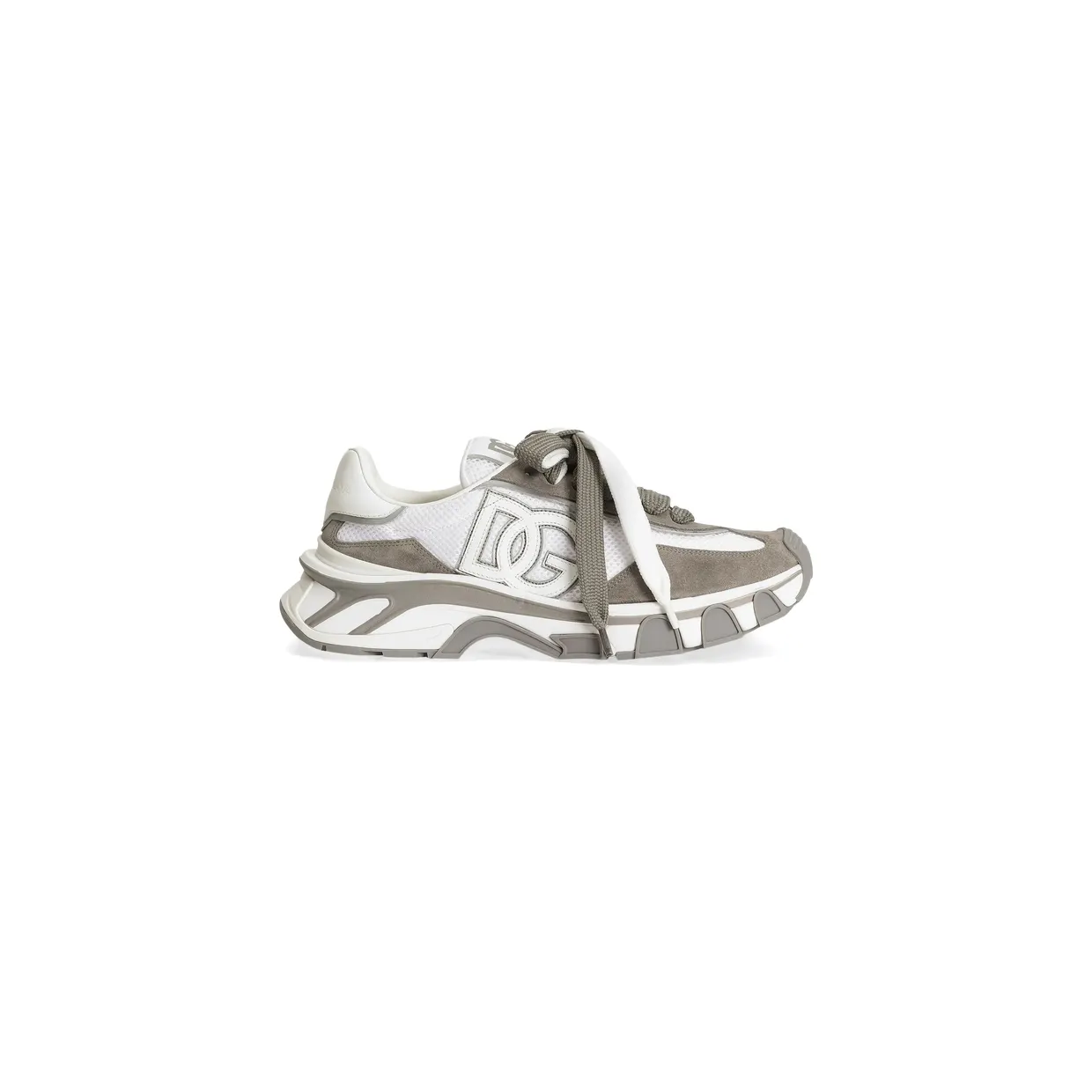 Dolce & Gabbana DG Country Road Nylon and Calfskin “White/Grey” (CS2403 A0208 8B932)