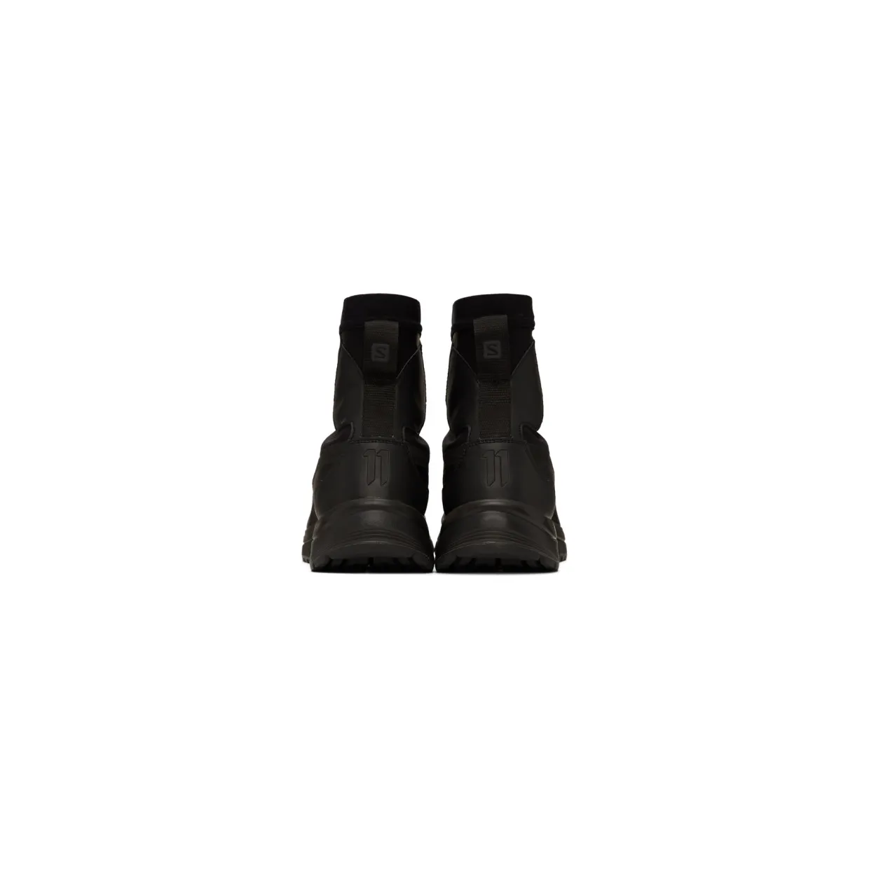 11 by Boris Bidjan Saberi Black Bamba 2 High Sneakers (110 11xS) (3)