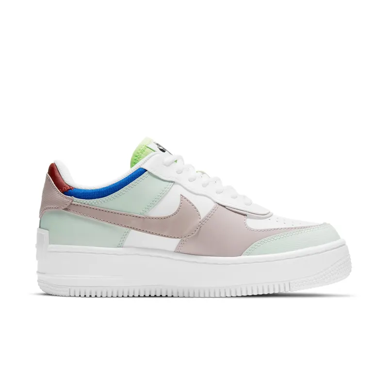 Nike Air Force 1 Shadow Pixel – “Barely Green / White / Platinum Violet / Black” (CV8480-300)