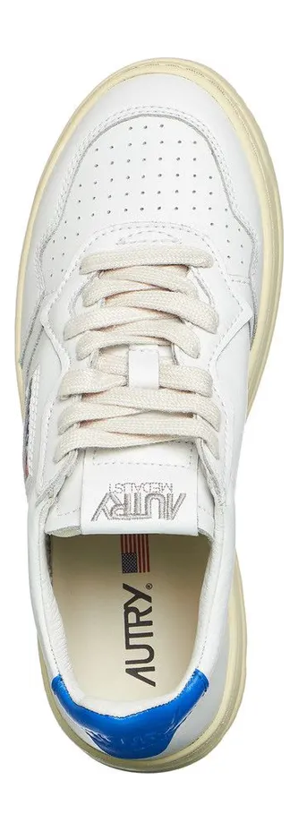 Autry Medalist Low Leather / Leather White / Princess Blue (AULWLL46) (4)