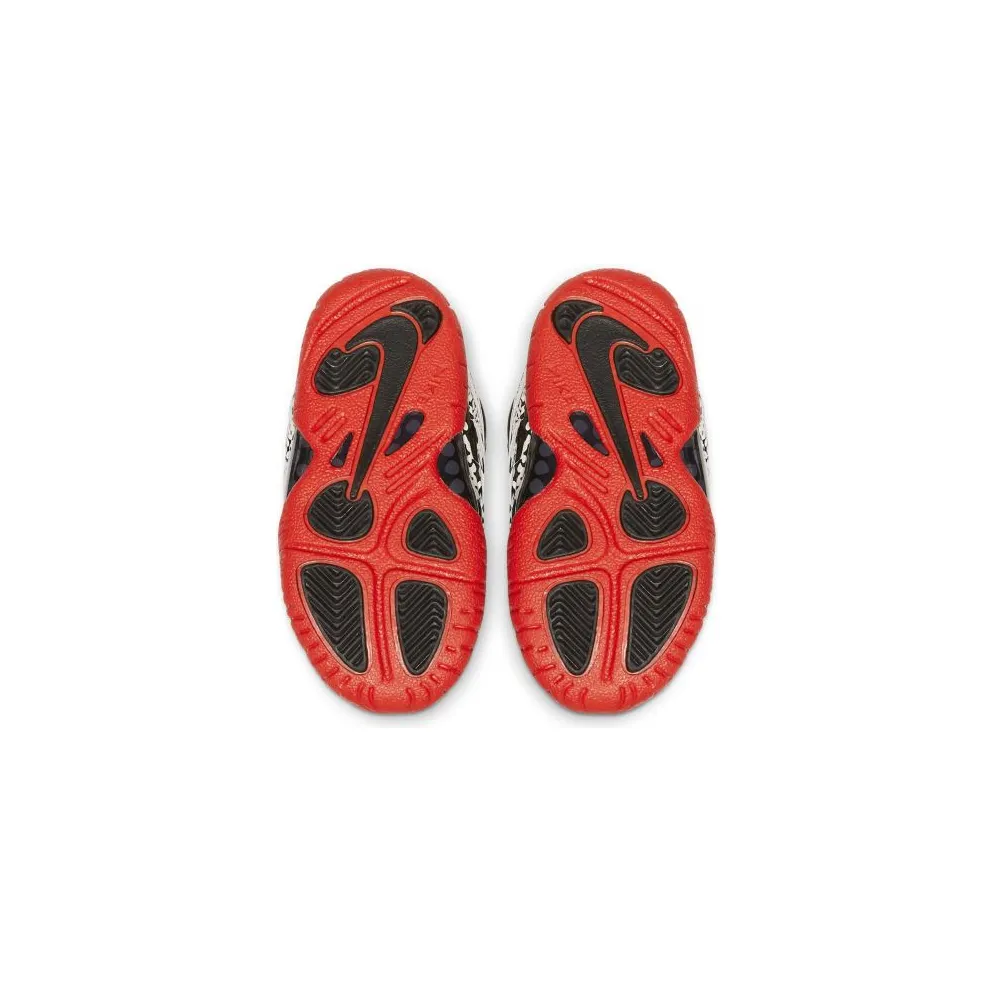 Nike Air Foamposite One Albino Snakeskin (TD) Sail/Habanero Red-Black (723947-104)