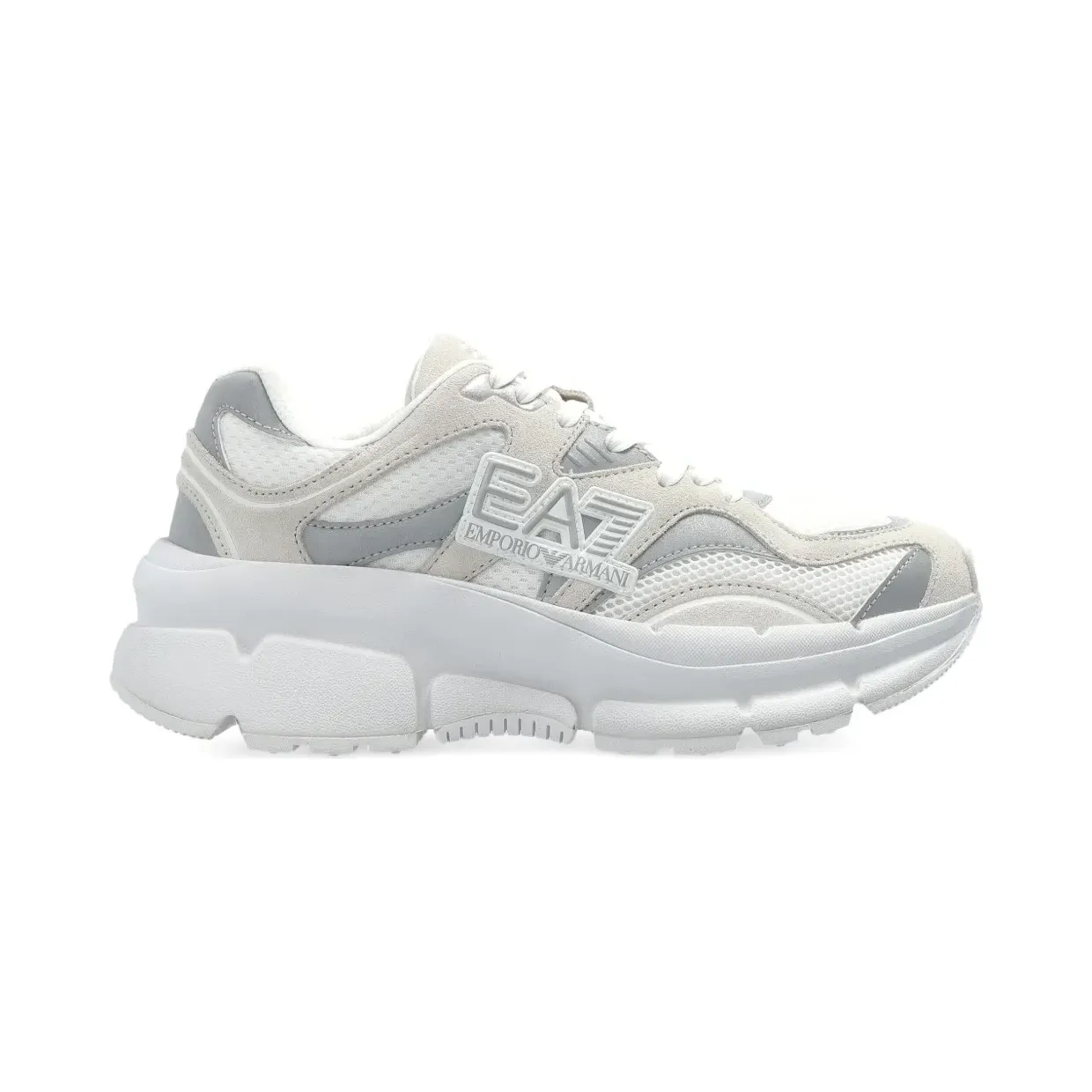 Emporio armani Ea7 Emporio Armani Chunky loafers met logoplakkaat “White” (X8X237XK425)