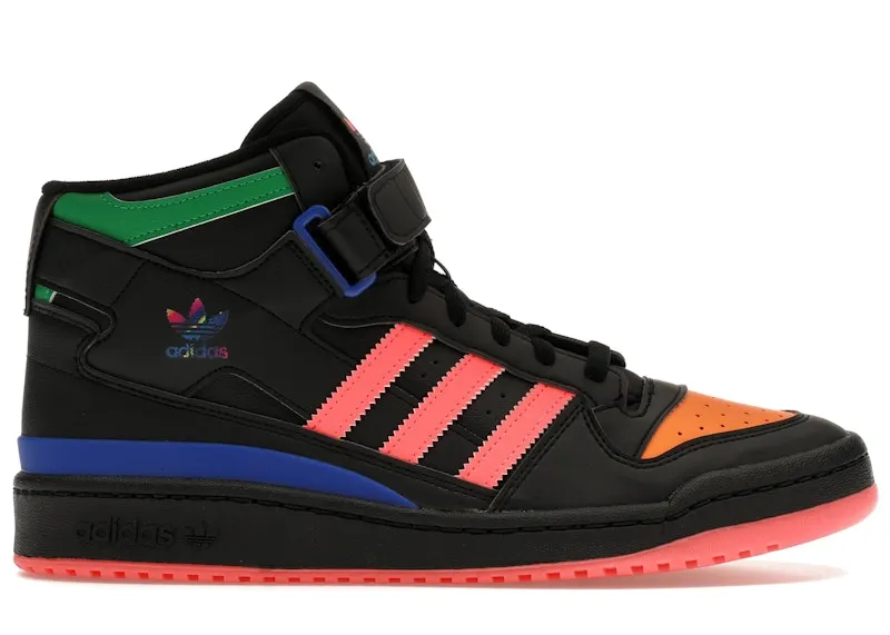 adidas Forum Mid Core Black Multicolor (GW1622)
