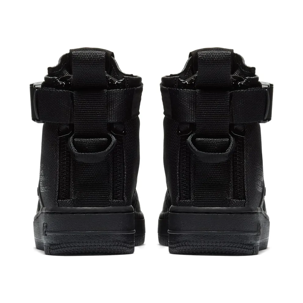 Nike SF Air Force 1 Mid Triple Black (GS) Black/Black-Black (AJ0424-003)