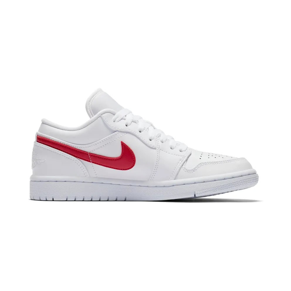 Jordan 1 Low White University Red (W) White/University Red-White (AO9944-161)