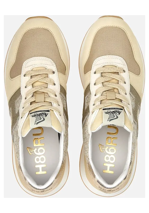 Sneakers Hogan H383 Ivory Gold (HXW4290CR00R4S0UAO) (3)