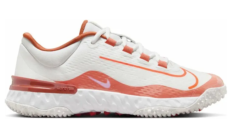 Nike Alpha Huarache Elite 4 Turf Summit White Light Wild Mango Vintage Coral Hyper Crimson (FD2746-101)