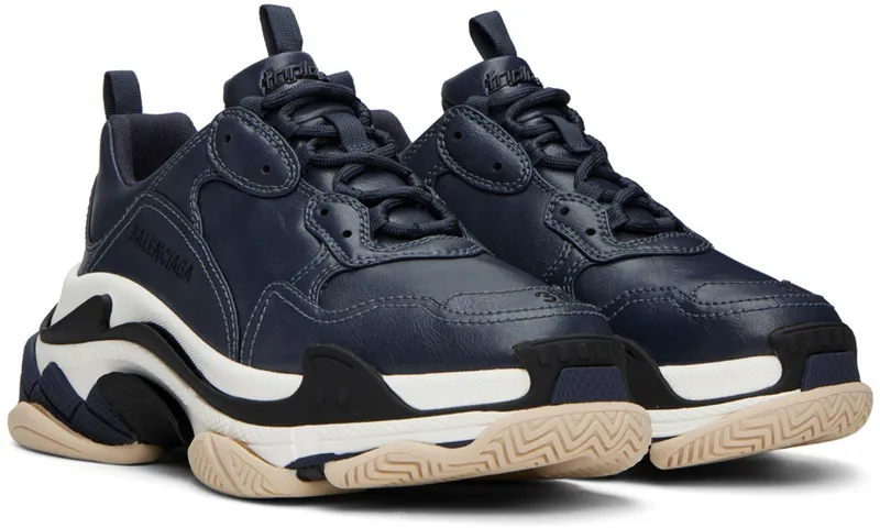 Balenciaga Triple S Low Top “Navy” (536737-W2FAD-4197)