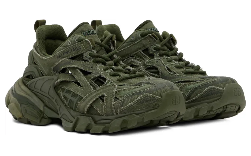 Balenciaga Green Track 2.0 Sneakers (568615 W3RG3) (4)
