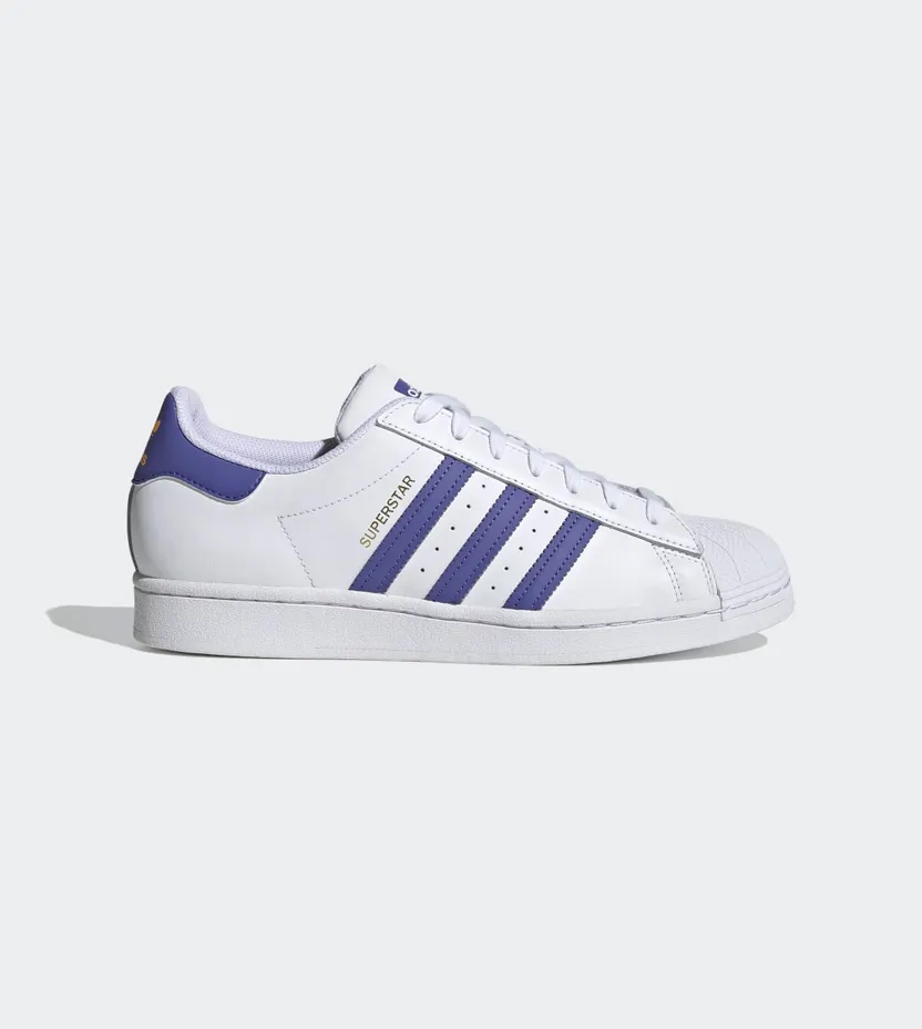 adidas Superstar Cloud White / Purple / Gold Metallic (FX5529)