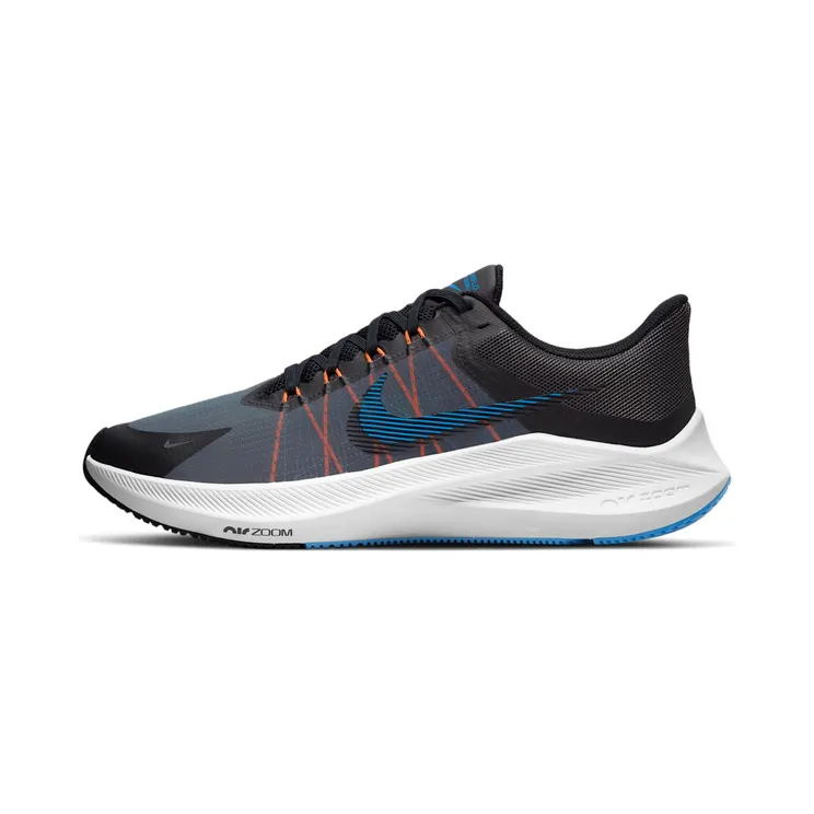 Nike Zoom Winflo 8 “Dark Smoke Grey / Coast / Total Orange / Black” (CW3419-007)