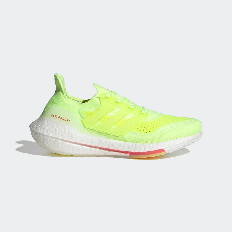 adidas Ultraboost 21 Hi-Res Yellow / Cloud White / Hazy Rose (FY0398)