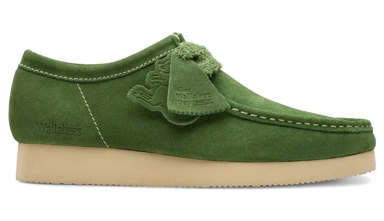 Clarks Originals Wallabee Day 2604 Green Suede (26182222)