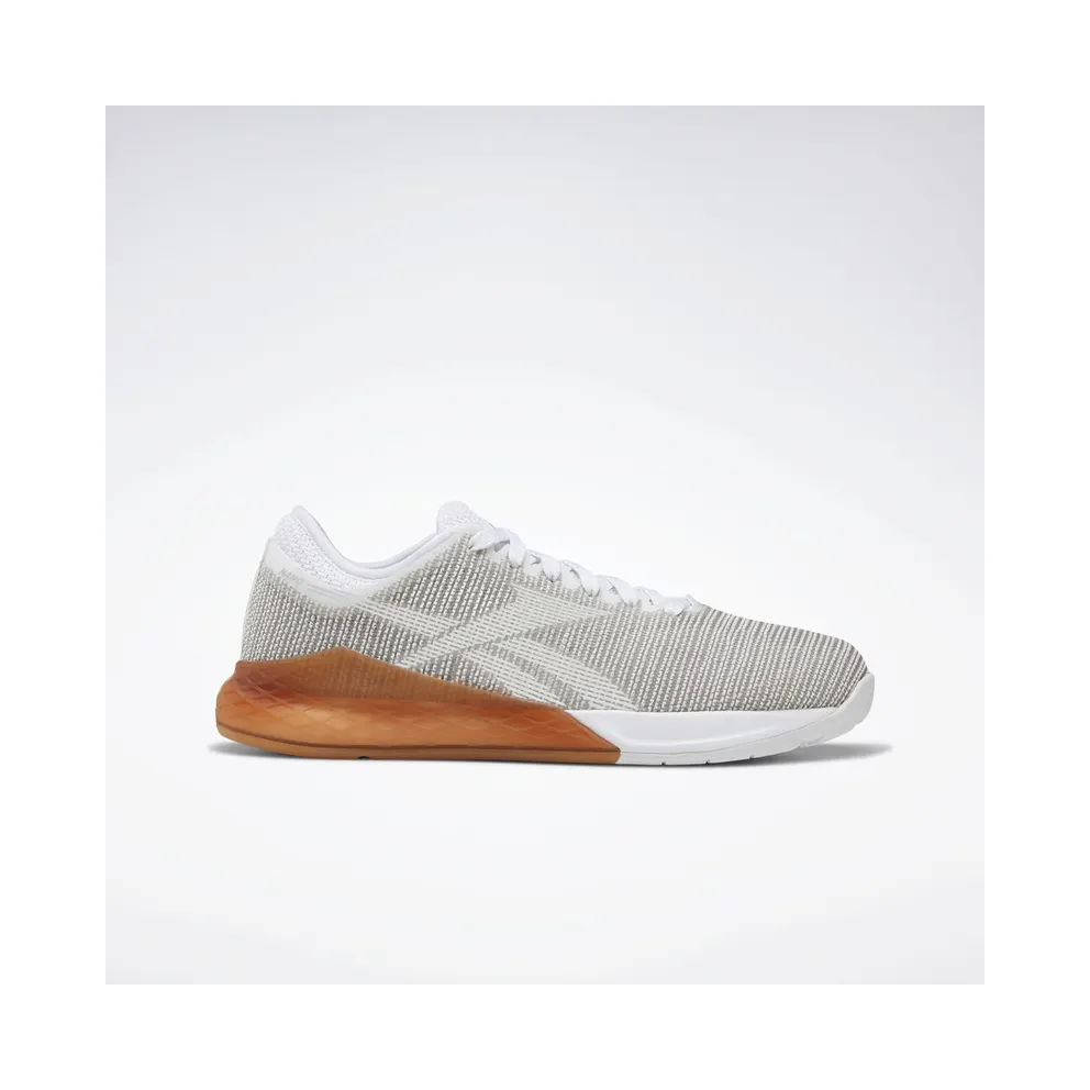 Reebok Nano 9 White Gum (W) White/Skull Grey-Reebok Rubber Gum 03 (Other Brands Other)