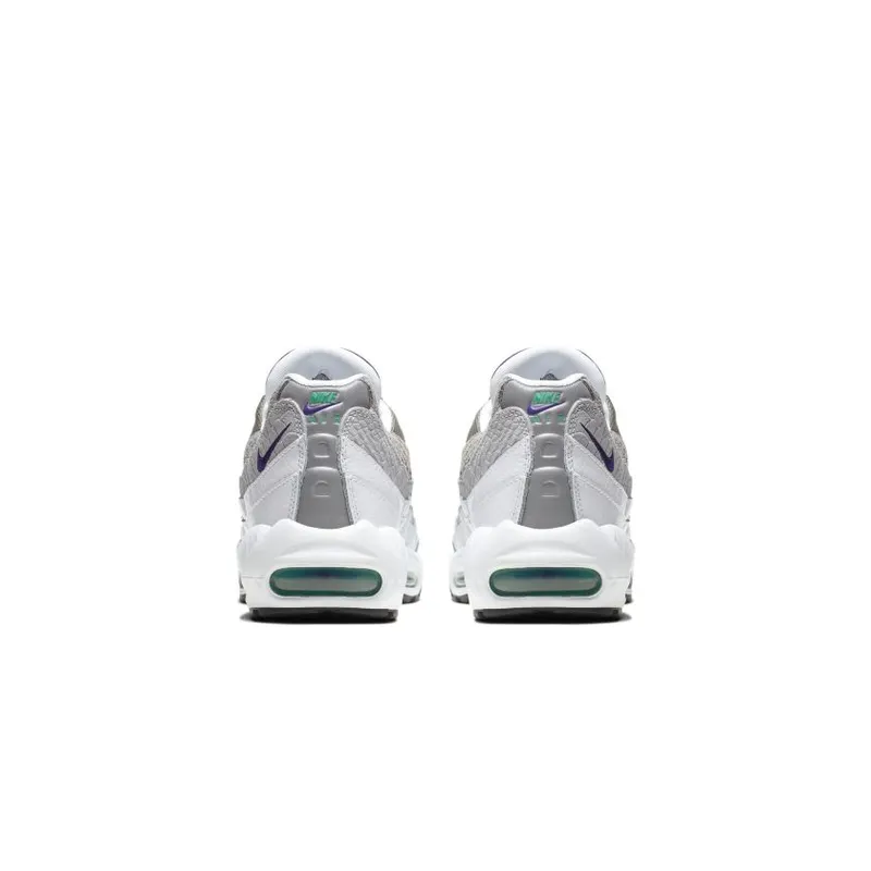 Nike Air Max 95 Grape Snakeskin White/Court Purple-Emerald Green-Wolf Grey-Light Charcoal-Black (AO2450-101)