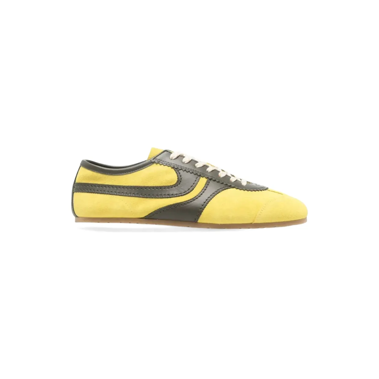Dries Van Noten Leather Sneakers Yellow (261-021726-0126-202)