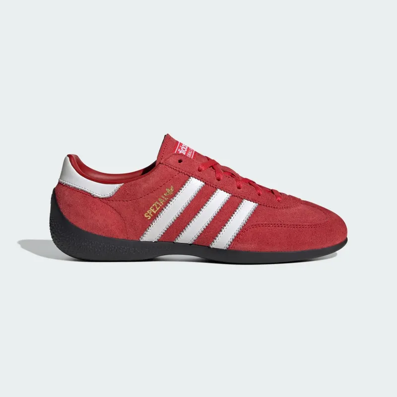 Adidas HANDBALL SPEZIAL LO PRO Shoes Better Scarlet / Cloud White / Gold Metallic (KJ3626)