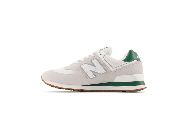 New Balance Gray & White 574 (ML574TD2)