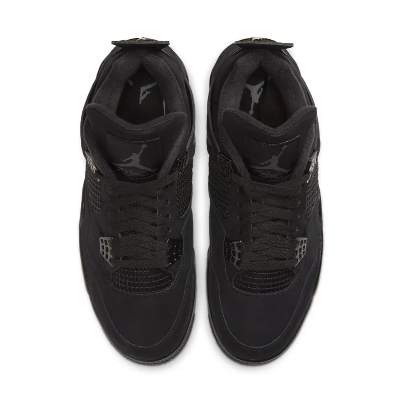 Jordan 4 Retro Black Cat (2020) Black/Black-Light Graphite (CU1110-010)