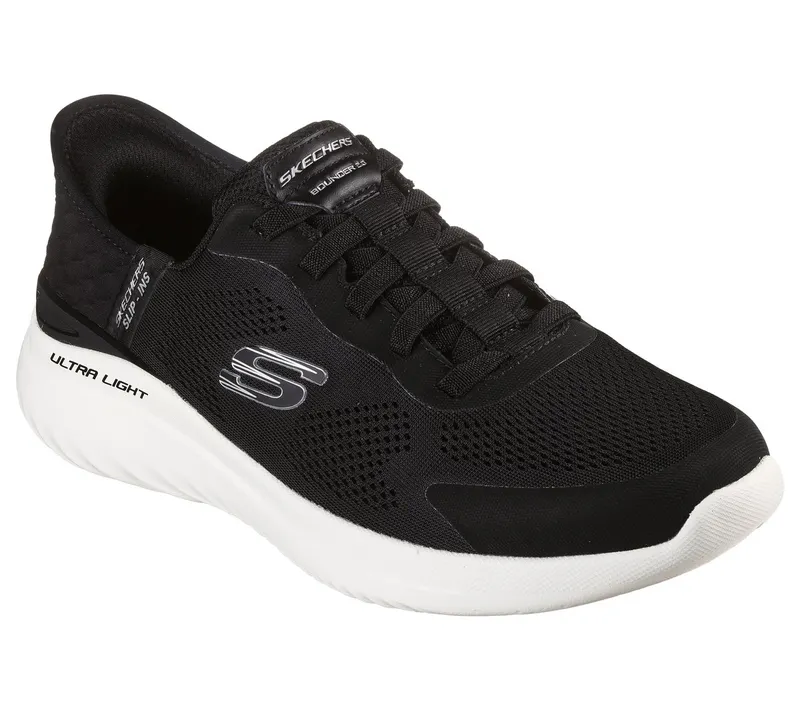 Skechers Slip-ins: Bounder 2.0 – Emerged Sneaker Black/White