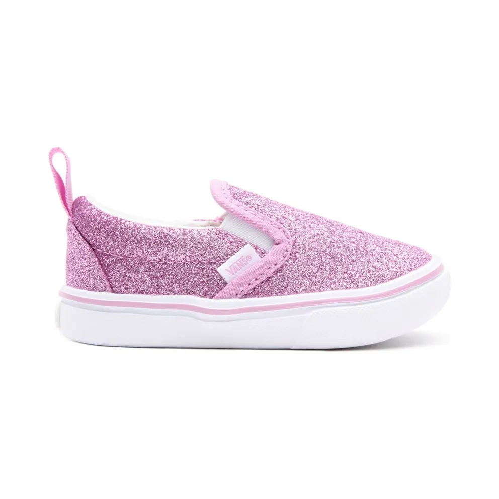 Vans Glitter Comfycush Slip-on V Toddler Shoes Pink (VN0A4TZK31P)