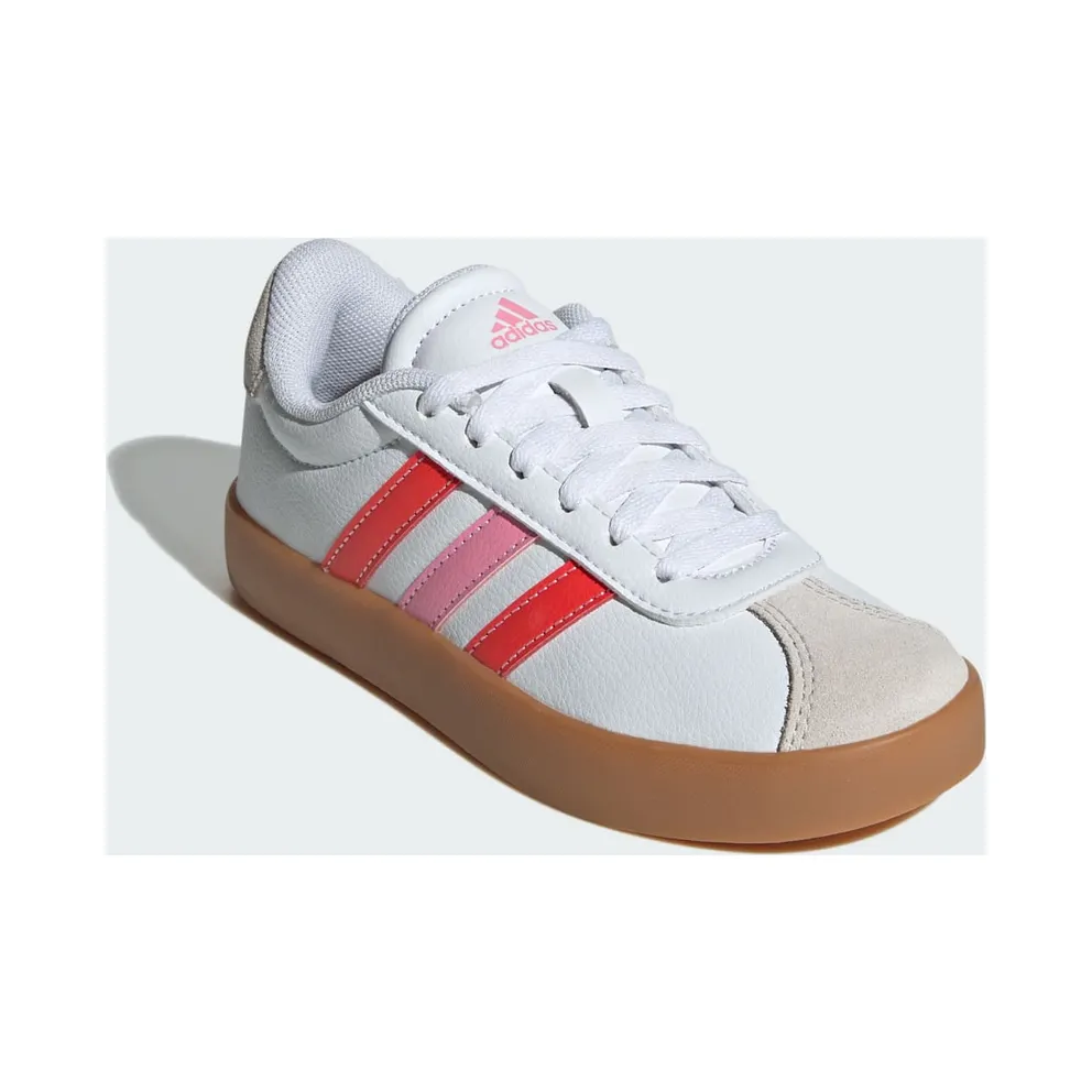 Adidas VL Court 3.0 Kids Cloud White / Bright Red / Bliss Pink (JH8722)