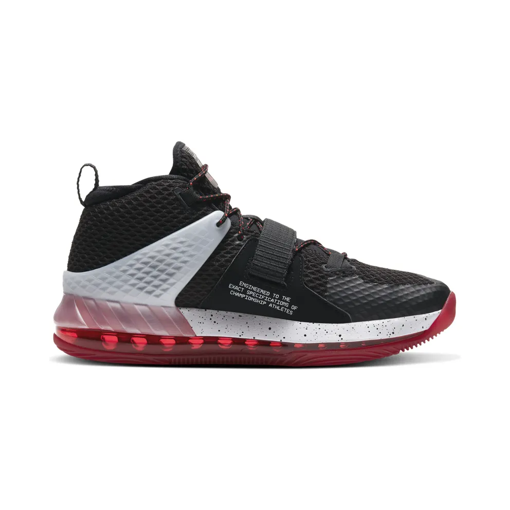 Nike Air Force Max II “Black / University Red / Wolf Grey / White” (AV6243-003)