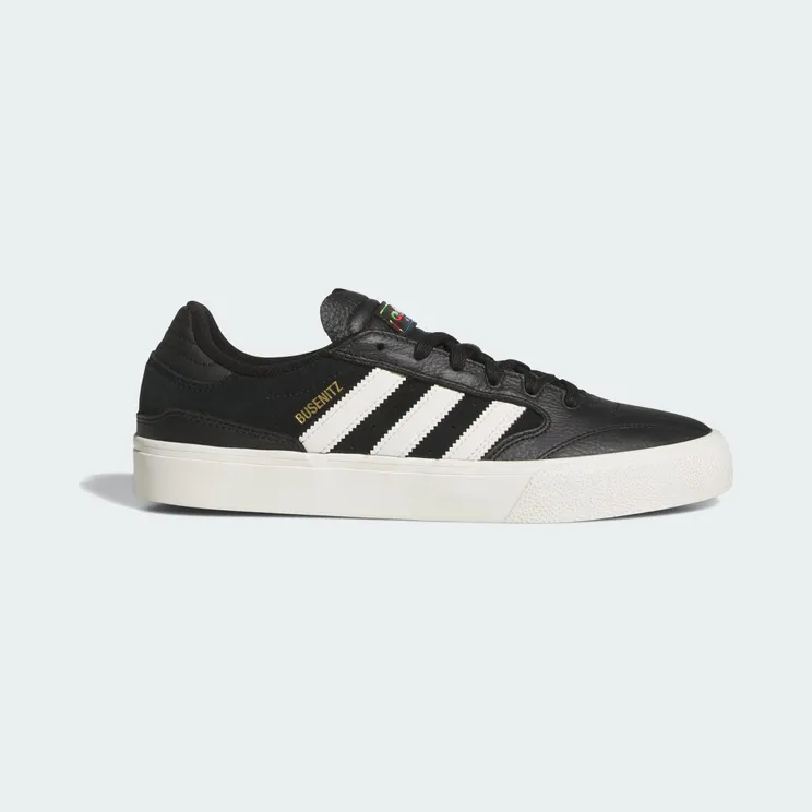 adidas Busenitz Vulc II “Core Black / Chalk White / Gold Metallic” (HQ4711)