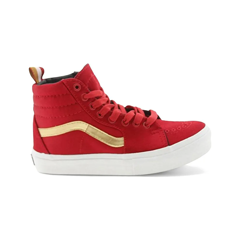 Vans Sk8-Hi LX HUF Satin High Risk Red Gold (VN0D6QH5A)