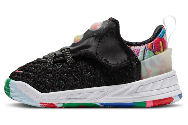 Nike LeBron 18 TD ‘James Gang’ Black/White/Multi-Color (CT4706-002)