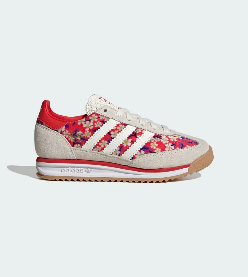 Adidas SL 72 RS x Liberty London Kids Red / Off White / Alumina (JQ8382)