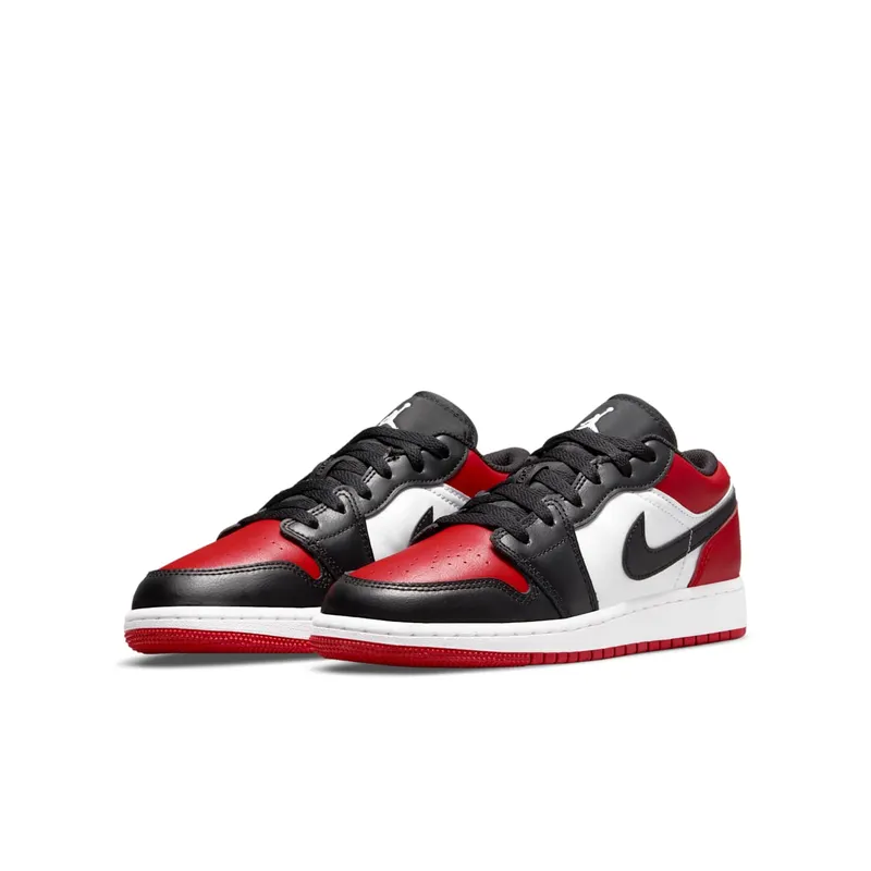 Air Jordan 1 Low Bred Toe (GS) (553560-612)