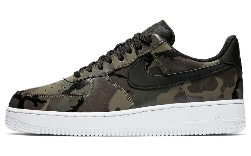 Nike Air FORCE 1 07 LV8 MEDIUM OLIVE/Black-BAROQUE BROWN-SEQUOIA (823511-201)