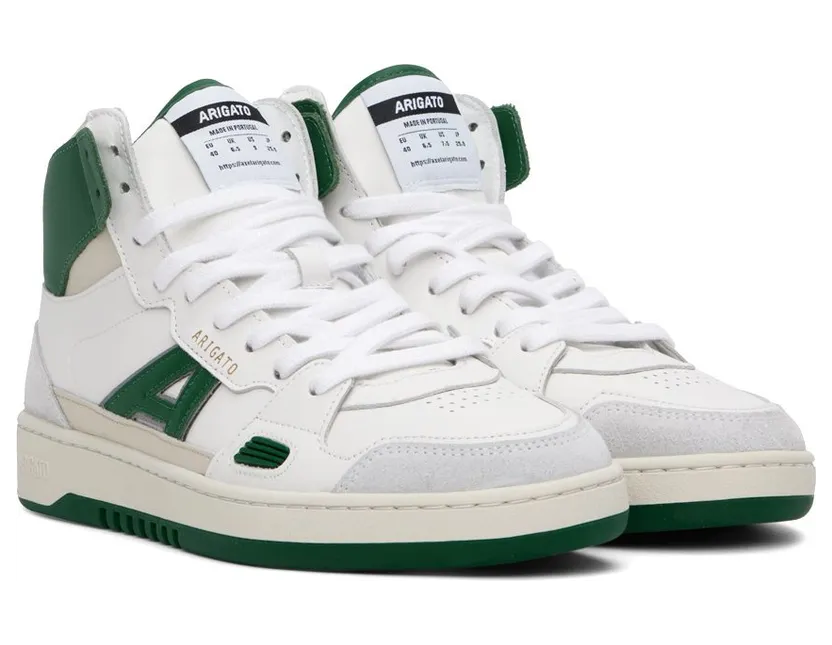 Axel Arigato Green & White A-Dice Hi WHITE/KALE GREEN (F0428005) (4)
