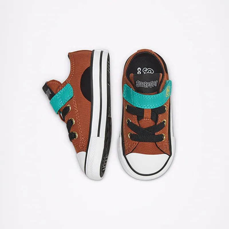 Converse Chuck Taylor All-Star Easy-On Scooby-Doo (TD) Brown/Black-White (769081F)