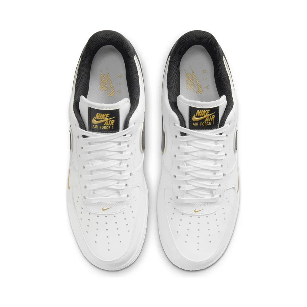 Nike Air Force 1 07 LV8 Double Swoosh White Metallic Gold (DA8481-100)