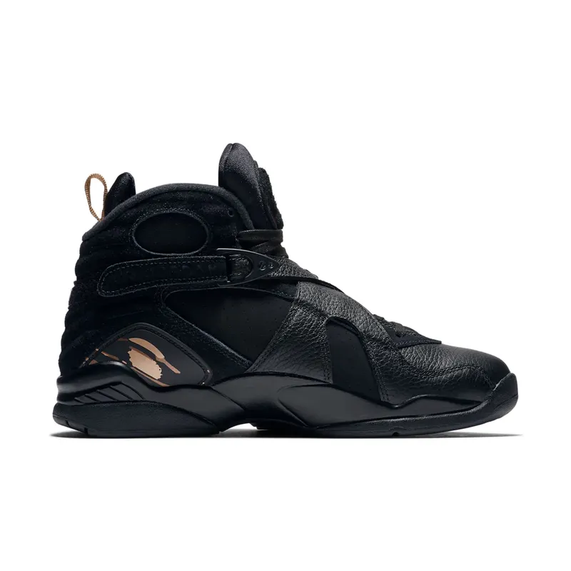 Jordan 8 Retro OVO Black Black/Blur-Metallic Gold-Varsity Red (AA1239-045)