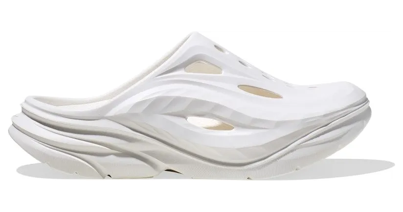 Hoka One Ora Recovery Mule White (1147951-WWH)
