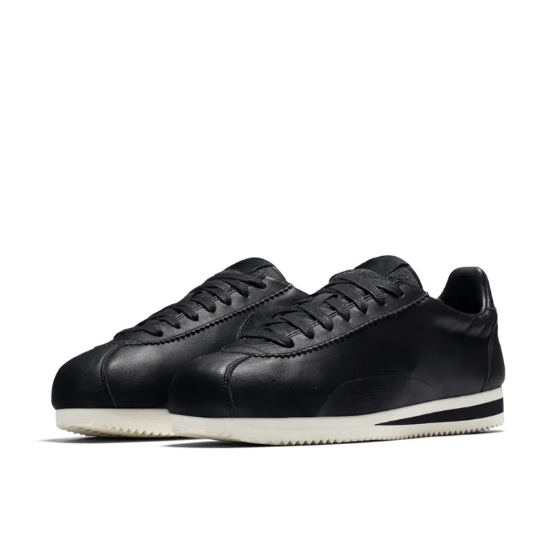 Nike  Classic Cortez Premium Swooshless Black Black/Sail/Black (807480-003)