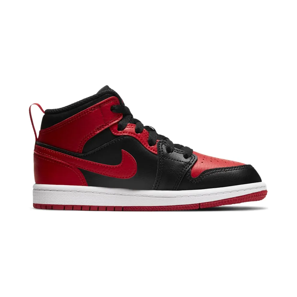 Jordan 1 Mid Banned 2020 (PS) Black/University Red-Black-White (640734-074)