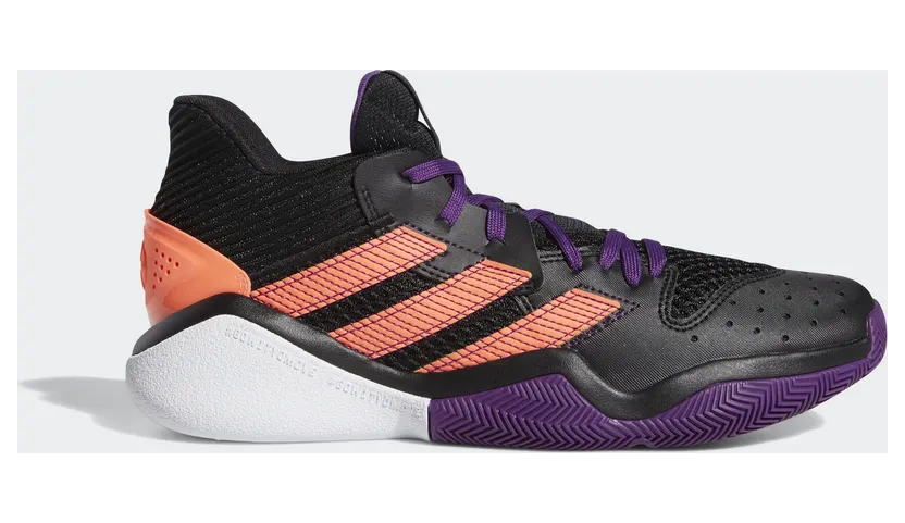 Adidas Harden Stepback ‘Black Purple Coral’ Core Black/Glory Purple/Signal Coral (EF9889)