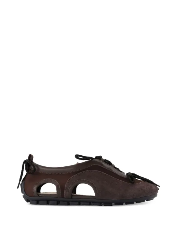 Simone Rocha Uitgesneden ballerina’s – Bruin (BPT10B0755)