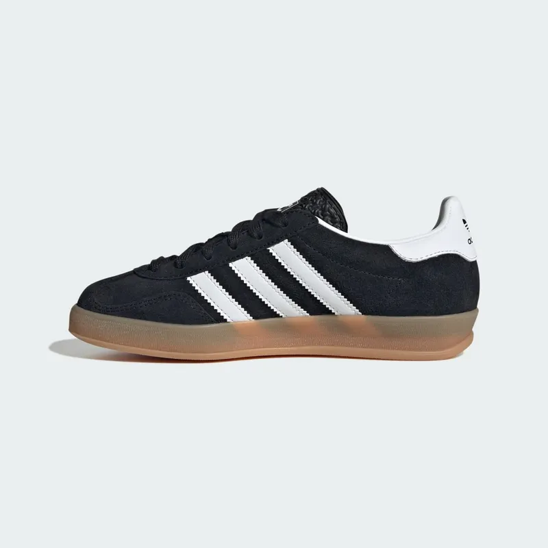 Adidas Gazelle Indoor Kids Core Black / Cloud White / Gum (JQ8701)