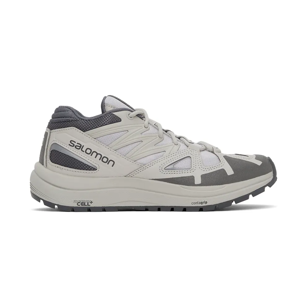 Salomon Off-White & Grey Odyssey Mid Advanced Sneakers (415415)