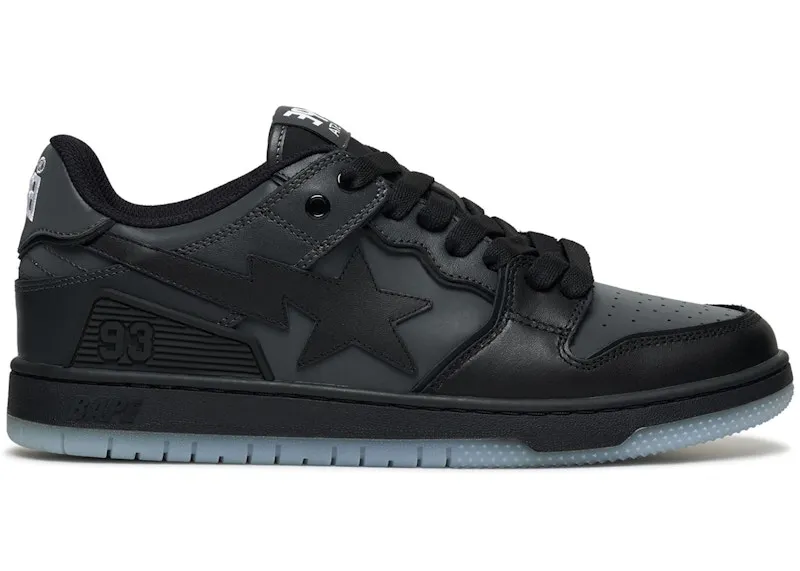 A Bathing Ape Sk8 Sta #5 M2 Black (1K80-191-314-BLK)