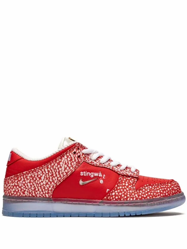 Nike x Stingwater Magic Mushroom SB Dunk Low – Red (DH7650)
