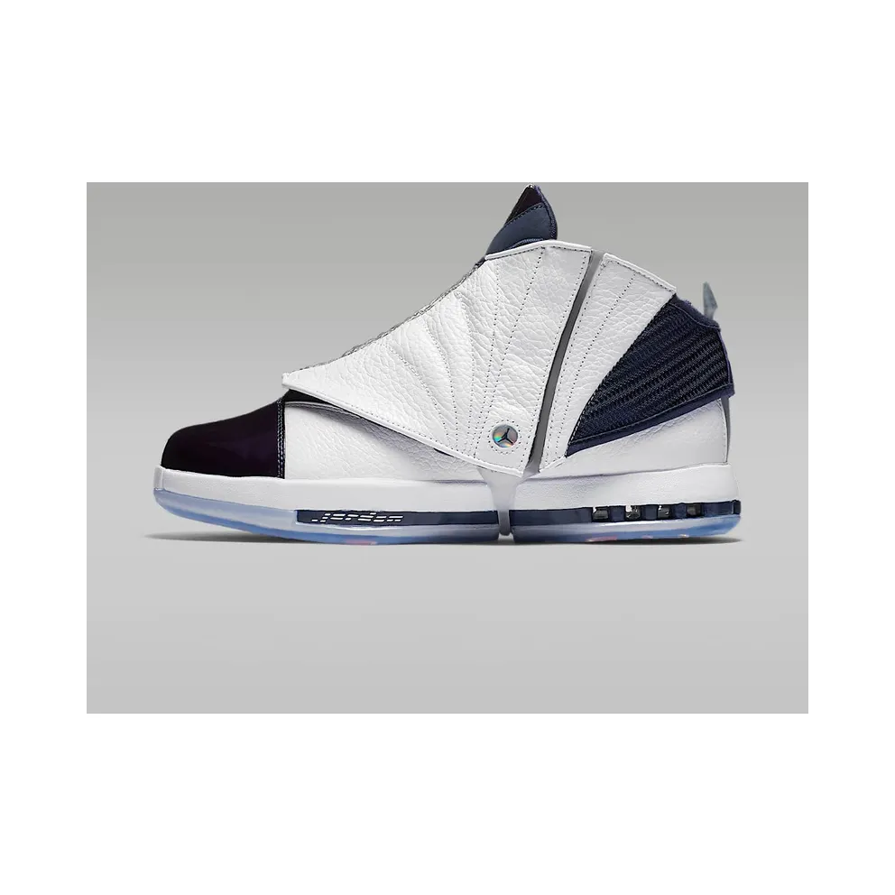 Jordan 16 Retro Midnight Navy (2016) White/Midnight Navy (683075-106)