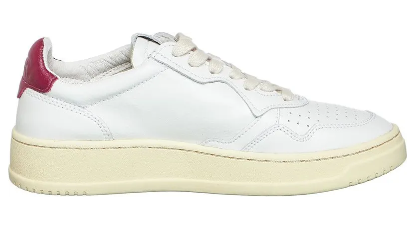 Autry Medalist Low Leather / Leather White / Amethyst (AULWLL43) (3)