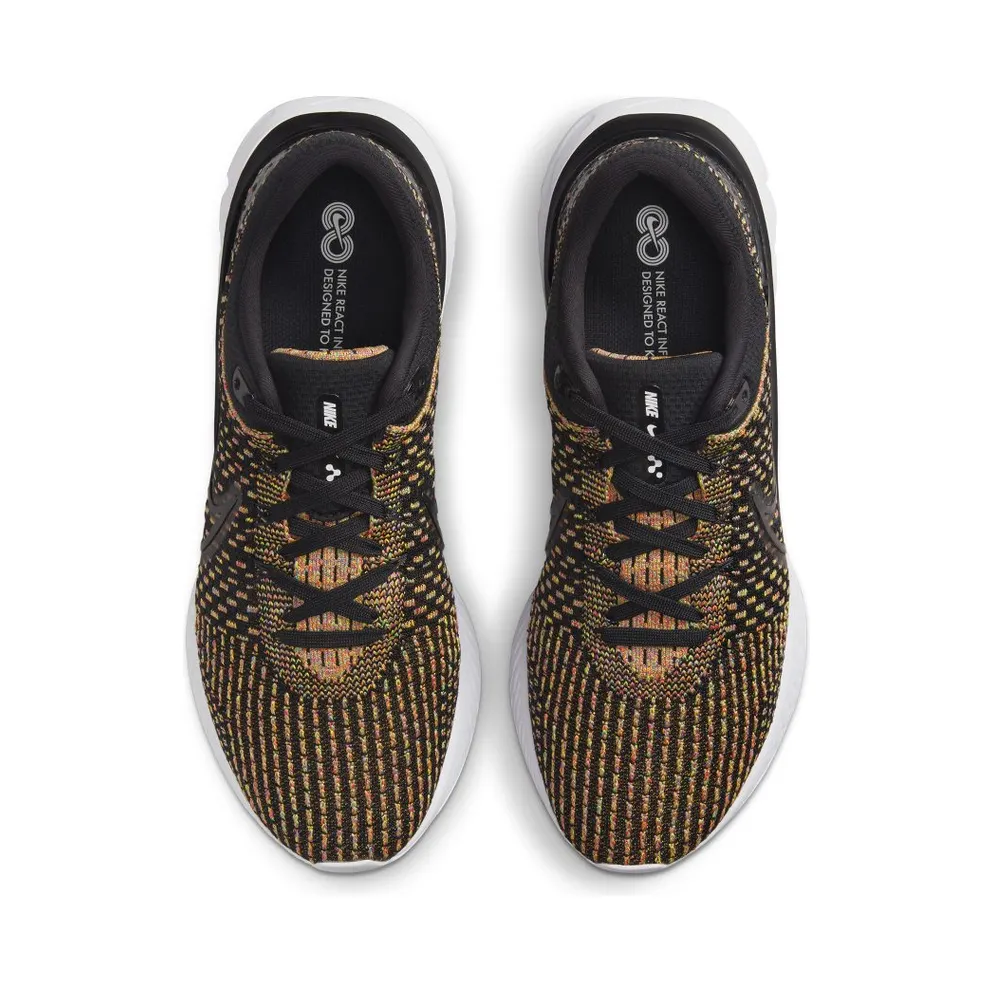 Nike React Infinity Run Flyknit 3 for Men (straat) Black (DH5392-002)